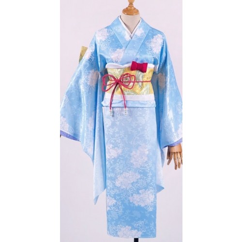 Date A Live Origami Tobiichi Kimono Cosplay Costume