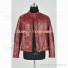 Guardians Of The Galaxy 2014 Cosplay Star-Lord Peter Quill Costume Red Leather Jacket