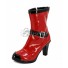 Marvel Deadpool Lady Wade Wilson Female Red Shoes Cosplay Boots