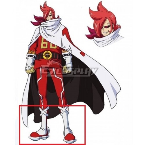 One Piece Vinsmoke Ichiji White Red Shoes Cosplay Boots