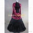 Gothic French Bustle Formal Dress Colonial Theatrical Premium Quality Costume Rose