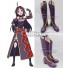 Sword Art Online ALfheim Online SAO ALO Konno Yuuki Mother's Rosario Purple Shoes Cosplay Boots