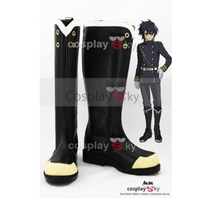 Seraph of the End Yūichirō Hyakuya / Shinoa Hīragi Boots Cosplay Shoes