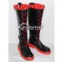 RWBY Leader of Team RWBY Ruby Rose Flat Black Shoes Cosplay Boots