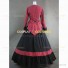 Country Lolita Victorian Tartan Plaid Retro Clothing Theater Ball Gown Dress Red