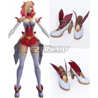 League of Legends LOL Star Guardian MF Miss Fortune The Bounty Hunter White Cosplay Shoes