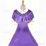 Civil War Victorian Rococo Lolita Armelloses Kleid Evening Gown Light Purple Dress