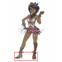 Pokemon Sun and Moon Olivia Cosplay Shoes