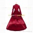 Retro Renaissance Style Pagoda Sleeves Prom Ball Gown Red Dress