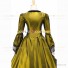 Victorian Punk Lolita Pagoda Sleeves Ball Gown Yellow Dress