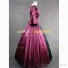 Gothic Punk Reenactment Clothing Theatrical Premium Quality Dress Red