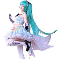 Vocaloid Hatsune Miku Racing Miku 2019 Ver. Cosplay Costume