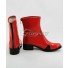 EVA Neon Genesis Evangelion Asuka Langley Sohryu Red Black Cosplay Shoes