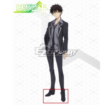 Qualidea Code Kasumi Chigusa Black Cosplay Shoes