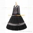 Civil War Country Lolita Victorian Masquerade Theme Grey Ball Gown Dress