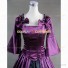 Gothic Punk Reenactment Clothing Theatrical Premium Quality Dress Violet