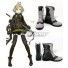 SINoALICE Pinocchio Crusher Black Light Purple Shoes Cosplay Boots