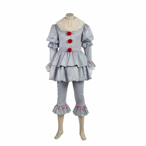 IT (Movie) By Stephen King IT Pennywise The Clown Cosplay Costume