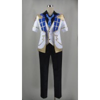 Ensemble Stars Judge Black And White Duel Mao Isara Cosplay Costume