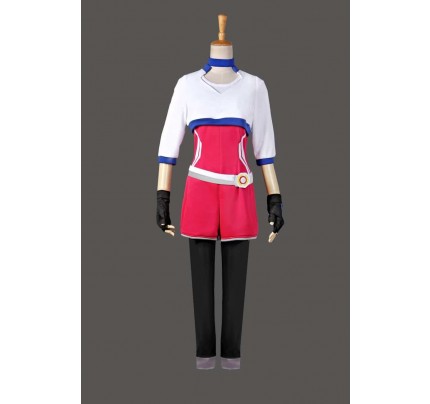 Pokemon Go Female Trainer Team Instinct Mystic Valor White Cosplay Costume