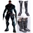 Overwatch OW Reaper Gabriel Reyes Blackwatch Silver Black Shoes Cosplay Boots