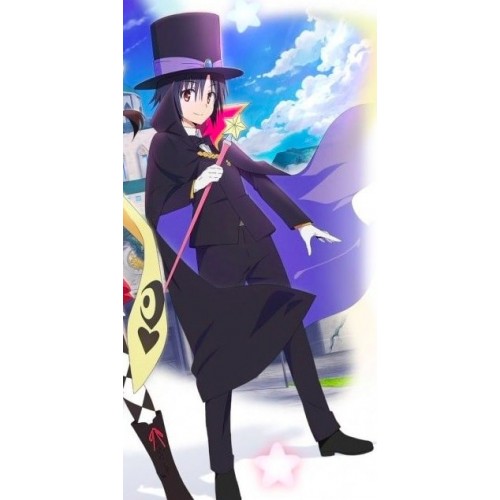 Hatena Illusion Makoto Shiranui Black Cosplay Costume