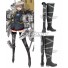 Warship Girls Bismarck Black Shoes Cosplay Boots