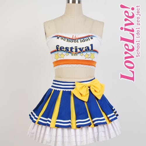 Love Live Eli Ayase Cheerleading Uniform Cosplay Costume
