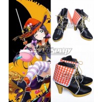 Love Live! Lovelive! Halloween Nozomi Tojo Black Cosplay Shoes