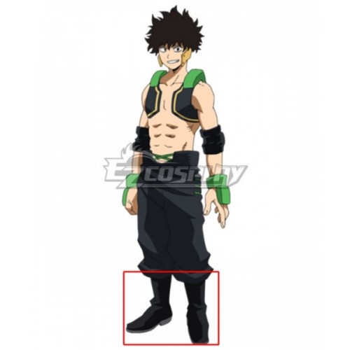 My Hero Academia Boku no Hero Academia Yo Shindo Black Shoes Cosplay Boots