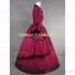 Marie Antoinette Royal Queen Renaissance Dress Evening Gown Wine