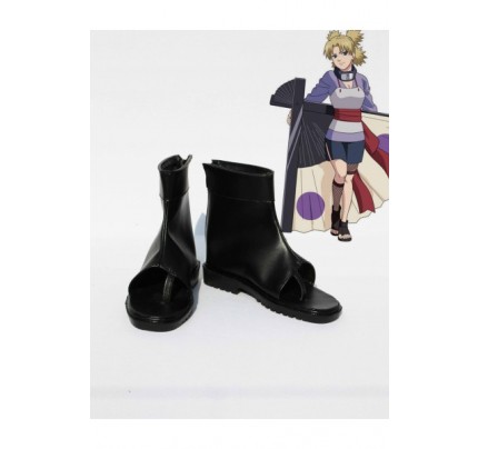 Anime Naruto Nara Temari cosplay shoes boots