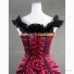 Southern Belle Red Bridal Dress Stage Costume