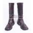 God Eater 2 Male Protagonist Captain Vice Captain Brown Shoes Cosplay Boots