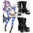 7 Sins Leviathan Black Shoes Cosplay Boots