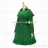 Classic Victorian Gothic Cape Coat Reenactment Dark Green Dress