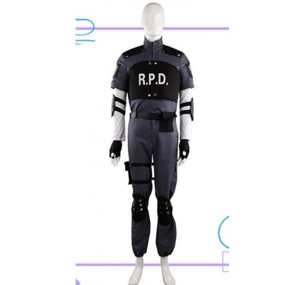 Resident Evil 4 Leon Scott Kennedy RPD Uniform Cosplay Costume