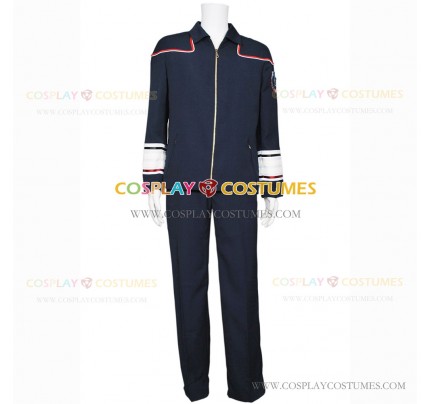Admiral Costume for Star Trek Enterprise Cosplay Blue Uniform