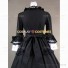 Herrlich Victorian Fancy Prom Stage Wedding Formal Dress Black