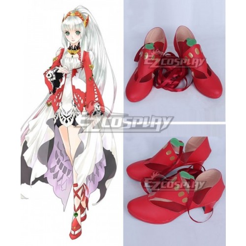 Tales of Zestiria the X Lailah Red Shoes Cosplay Boots