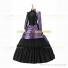 Gothic Victorian Marie Antoinette Theater Layered Evening Gown Light Purple Dress