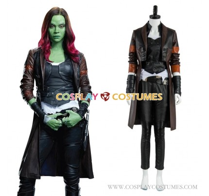 Gamora Cosplay Costume From Guardians of the Galaxy 2 