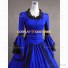 Marie Antoinette Royal Queen Renaissance Dress Evening Gown Blue