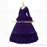 Southern Belle Retro Gothic Lolita Falbala Evening Ball Gown Purple Dress