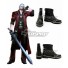 Devil May Cry 4 Dante Black Shoes Cosplay Boots