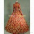 Faire Queen Elizabeth Tudor Period Jacquard Dress Antique Court Regal Queen Lady Gown Burgundy