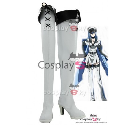 Akame ga KILL! Esdeath Empire General Boots Cosplay Shoes