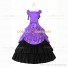 Vintage Gothic Lolita Victorian 18th Century Light Purple Ruffles Evening Ball Gown Dress