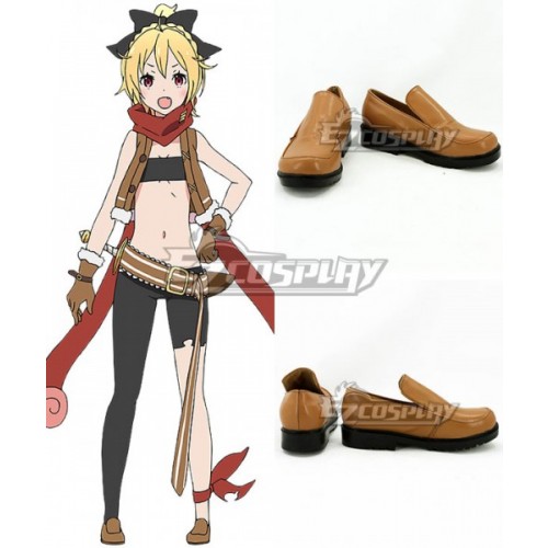 Re: Life In A Different World From Zero Felt Brown Cosplay Shoes