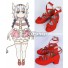 Miss Kobayashi's Dragon Maid Kanna Kamui Red Cosplay Shoes